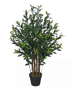Planta Árvore Artificial Oliveira Verde 95cm